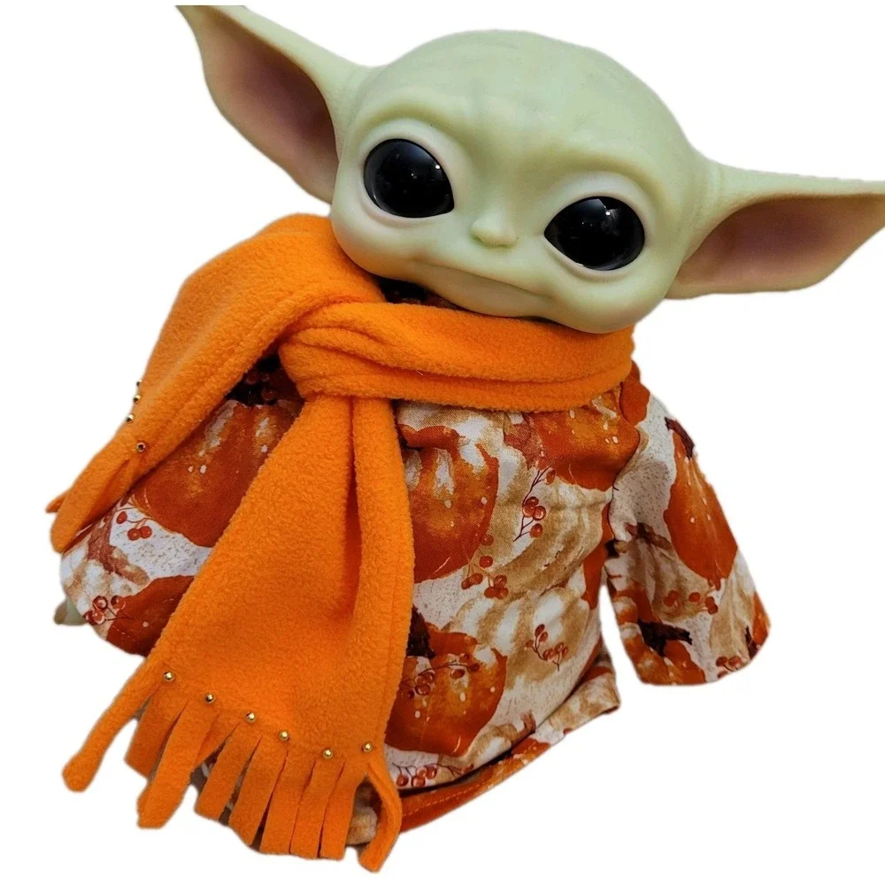 2pc. Fall Pumpkin Outfit & Scarf set for 11